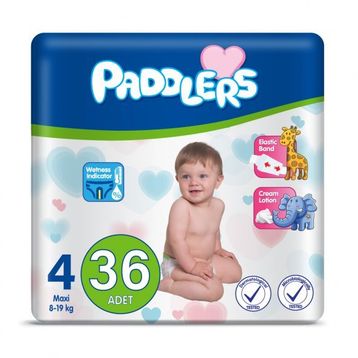 Paddlers No:4 Maxi 36 Adet Bebek Bezi