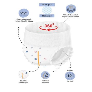 Paddlers Pants No:4 Maxi 30 Adet Külot Bebek Bezi
