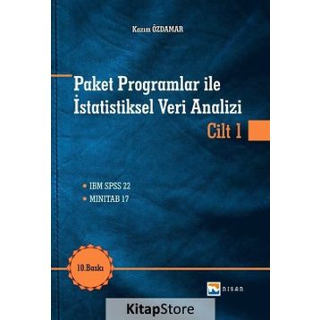 Paket Programlar ile İstatiksel Veri Analizi Cilt 1 - Kazım Özdamar