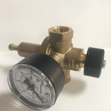 Pakkens 1/2 inç Otomatik Kazan Dolum Vanası Kontrol Manometreli Vanası Manometre Ayar Vanası
