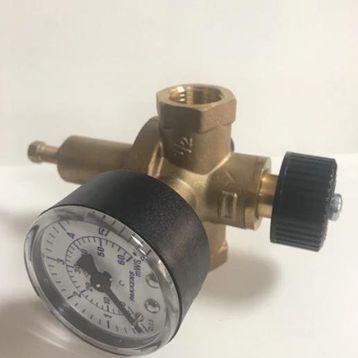 Pakkens 1/2 inç Otomatik Kazan Dolum Vanası Kontrol Manometreli Vanası Manometre Ayar Vanası