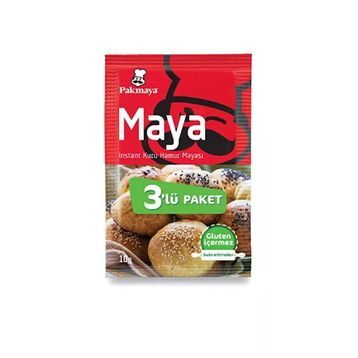 Pakmaya 3x10 gr Glutensiz İnstant Kuru Maya