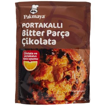 Pakmaya 70 gr Portakallı Bitter Parça