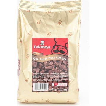 Pakmaya Sütlü Parlak Parça Çikolata