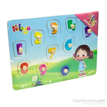 Pal Niloya Rakamlar Ahşap Puzzle