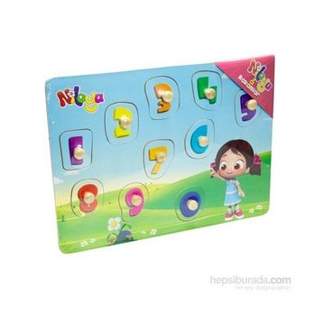 Pal Niloya Rakamlar Ahşap Puzzle