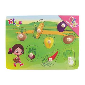 Pal Niloya Sebzeler Ahşap Puzzle