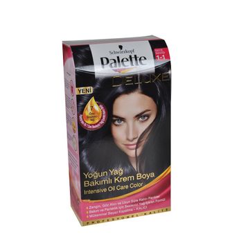 Palette 1-1 Gece Mavisi 2 Adet Saç Boyası