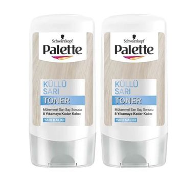 Palette 2 Adet Küllü Sarı Toner Yarı Kalıcı Saç Boyası