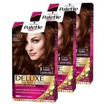 Palette 5.60 Sıcak Çikolata x3 Saç Boyası