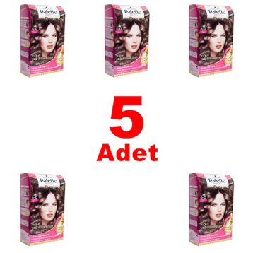 Palette 6-0 5 Adet Koyu Kumral Saç Boyası