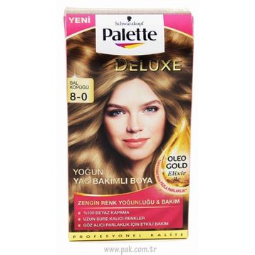 Palette 8-0 Bal Köpüğü 4 Adet Saç Boyası