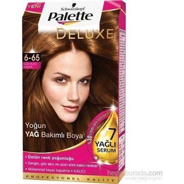 Palette Deluxe 6.65 Altın Parıltılı Kakao Saç Boyası