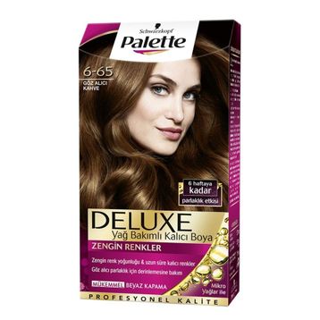 Palette Deluxe 6.65 Altın Parıltılı Kakao Saç Boyası
