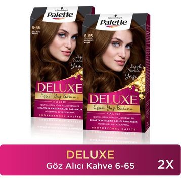 Palette Deluxe 6-65 Kahve 2 Adet Saç Boyası