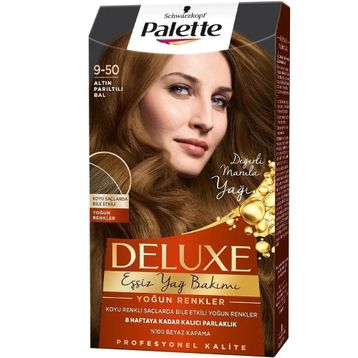 Palette Deluxe 9.50 Altın Parıltılı Bal Saç Boyası