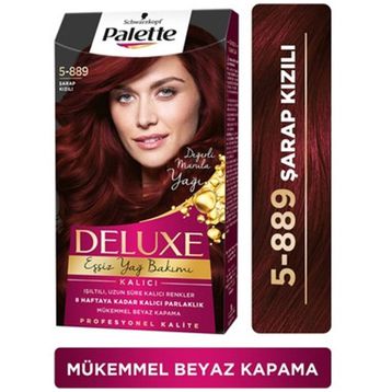 Palette Deluxe Şarap Kızılı 5-889 115 ml Saç Boyası