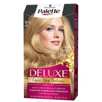 Palette Deluxe Sarı No: 9-0 50 ML Saç Boyası