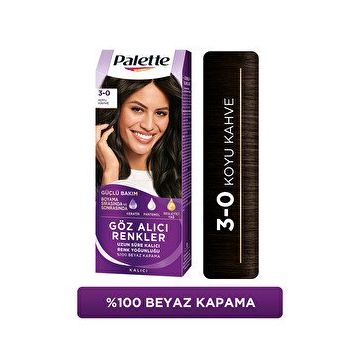 Palette Göz Alıcı Renkler 3-0 Koyu Kahve 50 ml Saç Boyası