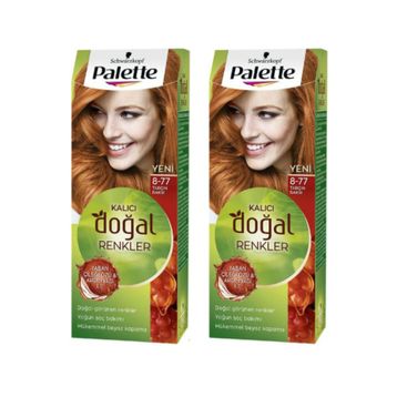 Palette Kalıcı Doğal Renkler 8.77 2'li Saç Boyası
