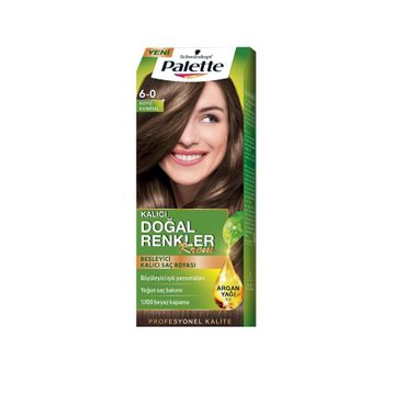 Palette Kalıcı Doğal Renkler No: 6.0 Koyu Kumral Saç Boyası
