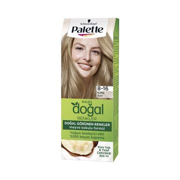 Palette Kalıcı Doğal Renkler Set 8-16 Küllü Sarı Saç Boyası