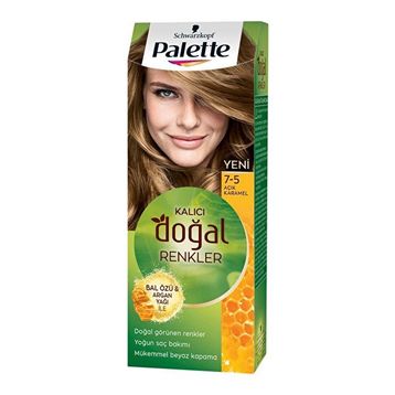 Palette Natural Colors 7-5 Açık Karamel 4 Adet Saç Boyası