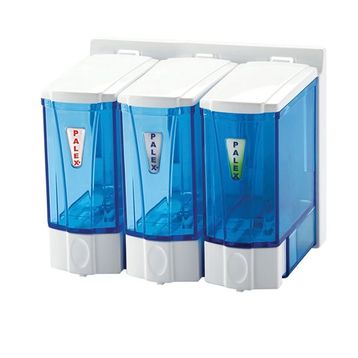 Palex 3566-0 3x250 cc Şeffaf Mini Sıvı Sabun Dispenseri