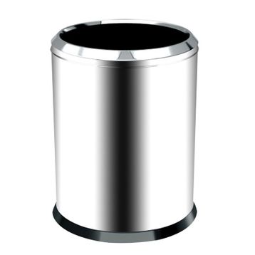 Palex 3820-32 32 lt Krom Çemberli Çöp Kovası