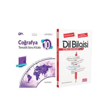 Palme 10.Sınıf Coğrafya ve AKM Dil Bilgisi Soru Bankası Seti 2 Kitap