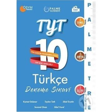 Palme 2021 TYT 10 Türkçe Deneme Sınavı
