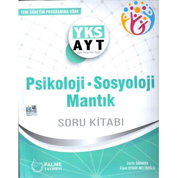 Palme AYT Psikoloji Sosyoloji Mantık Soru Kitabı Palme Yayınevi