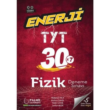 Palme TYT Fizik Enerji 30x7 Deneme Sınavı Video Çözümlü Palme Yayınevi