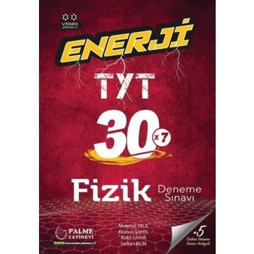 Palme TYT Fizik Enerji 30x7 Deneme Sınavı Video Çözümlü Palme Yayınevi