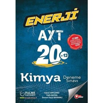 Palme Yayıncılık AYT Enerji Kimya 20x13 Deneme Sınavı