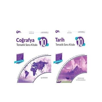 Palme Yayınları 10.Sınıf Tarih ve Coğrafya Soru Bankası Seti 2 Kitap