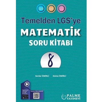 Palme Yayınları 8. Sınıf Matematik Temelden LGS ye Soru Kitabı