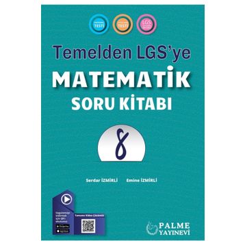 Palme Yayınları 8. Sınıf Matematik Temelden LGS ye Soru Kitabı
