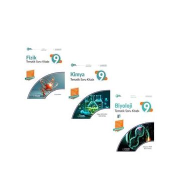 Palme Yayınları - 9. Sınıf Fizik Kimya ve Biyoloji Soru Bankası Seti 3 Kitap