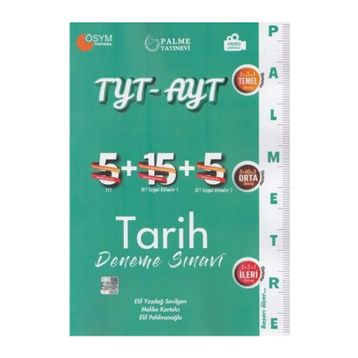 Palme Yayınları Tyt Ayt Tarih Deneme Sınavı