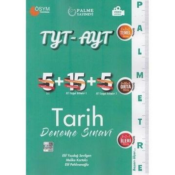 Palme Yayınları Tyt Ayt Tarih Deneme Sınavı