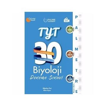 Palme Yayınları TYT Biyoloji Video Çözümlü Palmetre Serisi 30'lu Deneme