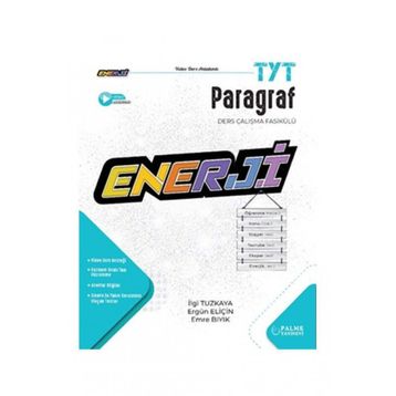 Palme Yayınları TYT Paragraf Enerji Ders Çalışma Fasikülü