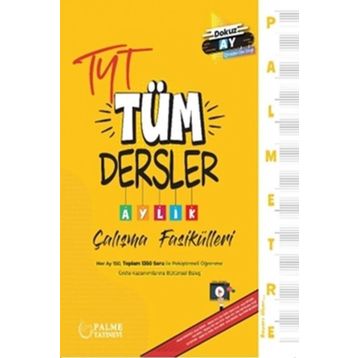 Palme Yayınları - TYT Tüm Dersler Aylık Çalışma Fasikülleri