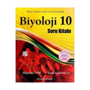 Palme Yayınları Yayınları 10. Sınıf Biyoloji Soru Bankası