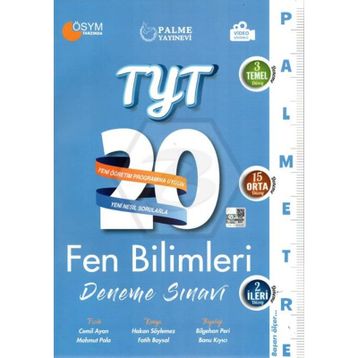 Palme Yayınları Yks Tyt Fen Bilimleri Denemeleri