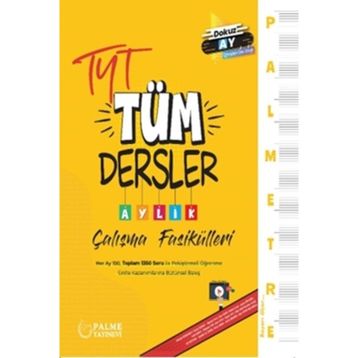 Palmetre Tyt Tüm Dersler Aylık Çalışma Fasikülleri - Kolektif - Palme Yayıncılık