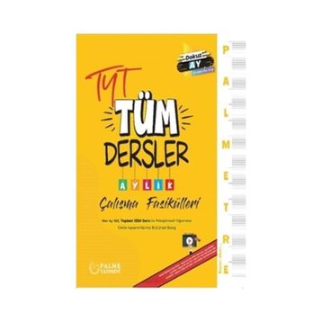 Palmetre Tyt Tüm Dersler Aylık Çalışma Fasikülleri - Kolektif - Palme Yayıncılık