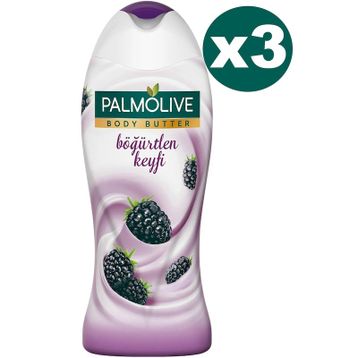Palmolive Body Butter Böğürtlen Keyfi 3x500 ml Duş Jeli