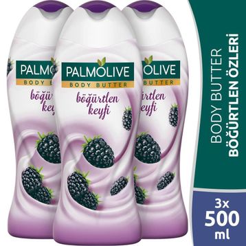 Palmolive Body Butter Böğürtlen Keyfi 3x500 ml Duş Jeli